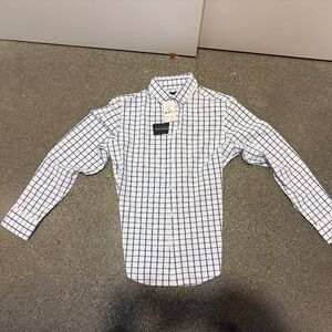 Mizzen + Main Button down shirt (blue checked pattern)
